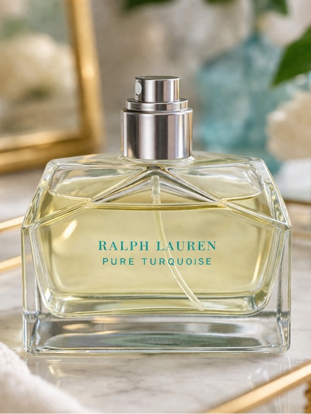 Ralph Lauren Pure Turquoise EAU De Parfum Bottle 2.5oz DISCONTINUED RARE - Picture 2 of 5